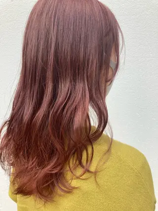 ミディアム カラー 髪質改善/痛ませ ないカラー/西村航大のヘアスタイル