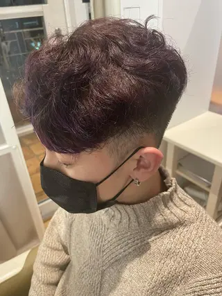 カラー メンズ kraemer福岡所属・Lisa/髪質改善 /ブリーチカラーのヘアスタイル