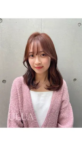 セミロング カラー 💐宮坂 歩💐のヘアスタイル