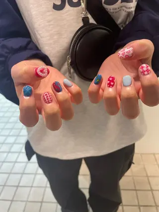 ネイル メンズ/艶髪/カラー サクラ🌸のヘアスタイル