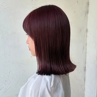 ミディアム カラー ブリーチ/レイヤー 💙ayame💙のヘアスタイル