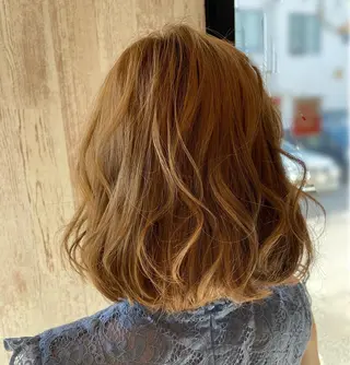 ミディアム ヘアアレンジ 岡村 真子のヘアスタイル