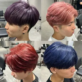 ショート カラー メンズ メンズ縮毛矯正🦊ハ イトーン　RYOKAのヘアスタイル