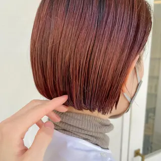 ショート kyon.hair 韓国カットカラーのヘアスタイル