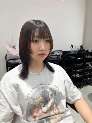 ミディアム ヘアアレンジ 艶髪/髪質改善/ 松村きさらのヘアスタイル