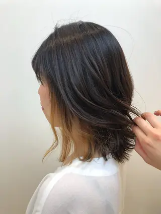 ミディアム 齋藤 らいのヘアスタイル