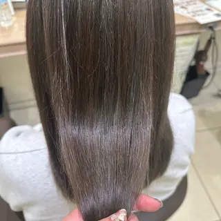 セミロング カラー Miyu🦄ash メンズカット/まつげのヘアスタイル