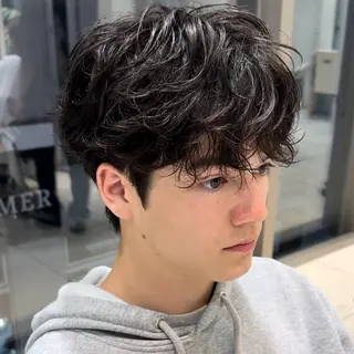 パーマ メンズ メンズ縮毛矯正 ♠️店長下平隼人のヘアスタイル