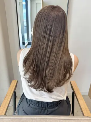 セミロング 髪質改善/透明感カラ ー🫧mizukiのヘアスタイル
