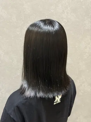セミロング カラー 髪質改善カラー ゆづきのヘアスタイル
