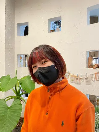 ショート カラー 🌸小掛🌸 豊橋外国人風カラーのヘアスタイル