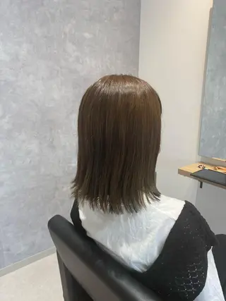 ミディアム カラー Hair Ange伊達店所属・山口 美緒のヘアスタイル