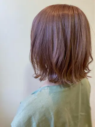 ミディアム カラー ✴︎ヒラガカナ✴︎ ECLAT HAIRのヘアスタイル