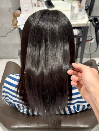 セミロング 馬渡 真輝のヘアスタイル