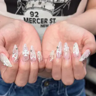 ネイル ʟᴀʙᴇʟ ᴍᴀᴍɪのネイルデザイン