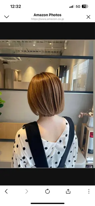 ショート カラー ✨艶髪職人艶カラー✨ 中本輝人のヘアスタイル