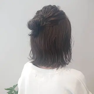 ミディアム march merryのヘアスタイル