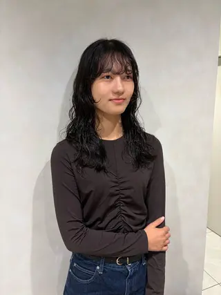 セミロング 池袋/縮毛矯正/ 髪質改善/【光輝】のヘアスタイル