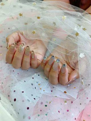 ネイル カラー 🦋ネイルサロン ブラン🌈ゆりのネイルデザイン