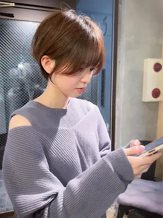 ショート カラー HACCH （ハッチ）所属・🪼ボブ/ハイトーン /髪質改善🪼のヘアスタイル