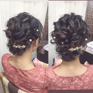 ショート ヘアアレンジ Partie （パルティー）のヘアスタイル