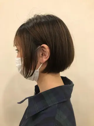 ショート Agu hair mira所属・中野 唯のヘアスタイル