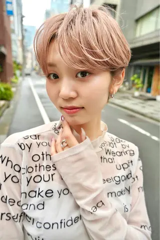 ショート 骨格診断で絶対可愛い ✨丸みショート✨凌弥のヘアスタイル