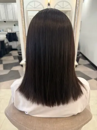セミロング キッズ Eclat【エクラ】所属・三上 莉里のヘアスタイル