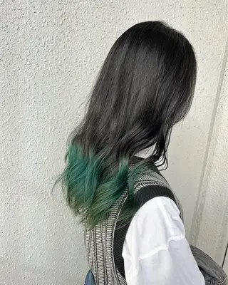 ロング カラー 後藤紗英/髪質改善 /オリーブベージュのヘアスタイル