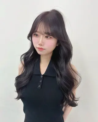 セミロング カラー パーマ ヘアアレンジ 🌸グレージュ/ 艶髪🌸yutaのヘアスタイル
