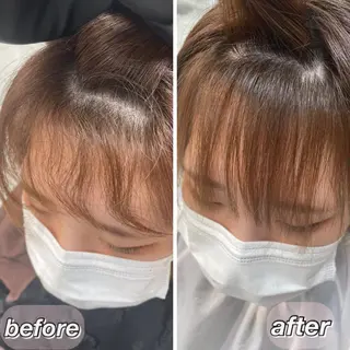 ミディアム パーマ 【暖色カラー特化】 中山由梨のヘアスタイル