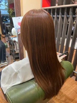 カラー Luster Friends所属・まゆ | 艶カラー | ストレートのヘアスタイル