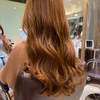 ロング タンバルモリパーマ 礒井メンキのヘアスタイル