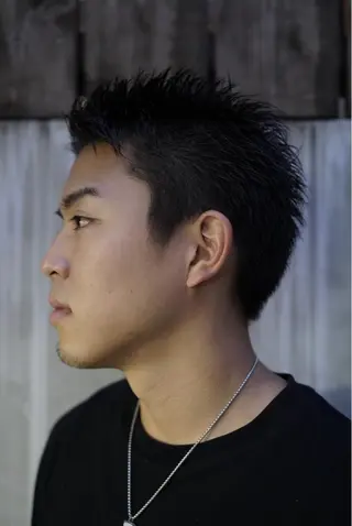 ショート メンズ brunt jet所属・関 晃哉のヘアスタイル