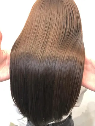 ロング カラー ヘアアレンジ 🌈本物の髪質改善 森田涼平のヘアスタイル