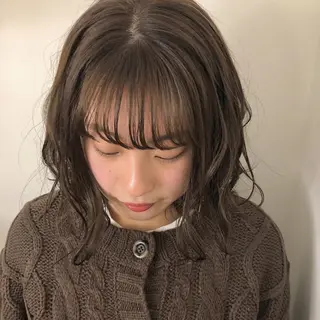 ミディアム カラー レイヤー/お顔まわり 暖色カラー🍑Amiのその他イメージ