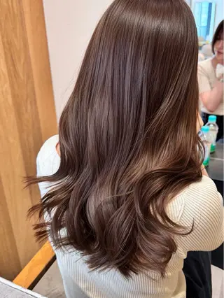 セミロング 髪質改善/透明感カラ ー🫧mizukiのヘアスタイル