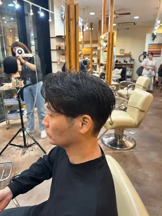 ショート パーマ メンズ Lit.自由が丘（SENJYU自由が丘）所属・【髪質改善/美髪】 ⭐️川嶋 陸央⭐️のヘアスタイル