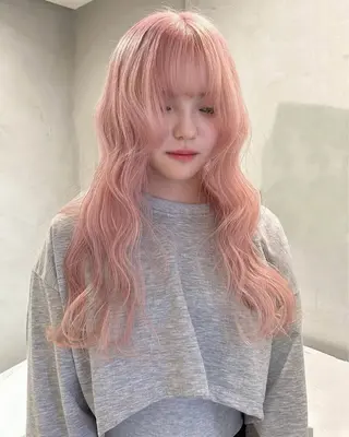 ロング カラー PELE 梅田 ANNEX 大阪梅田茶屋町店 ダブルカラー/ブリーチ/ハイトーン【ペレ】所属・梅田/ハイトーン/ Juriのヘアスタイル