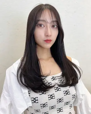 ロング カラー 韓国ヘア×髪質改善 /yoshikaのヘアスタイル