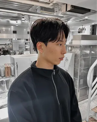 ショート パーマ メンズ メンズ🔥 撮影モデル募集のヘアスタイル