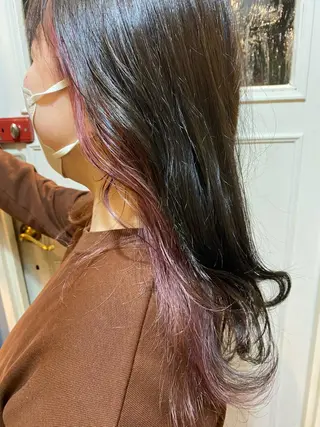 セミロング ヤスザトアヤノ /レイヤー/オリーブのヘアスタイル