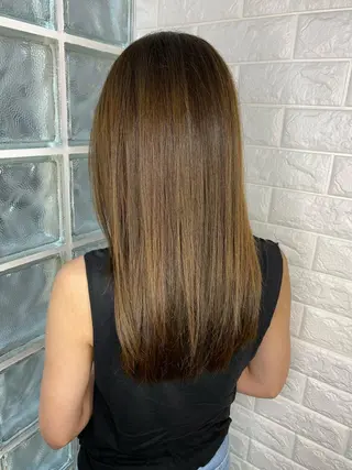 セミロング カラー 美容師歴18年 ALBA 齊藤のヘアスタイル