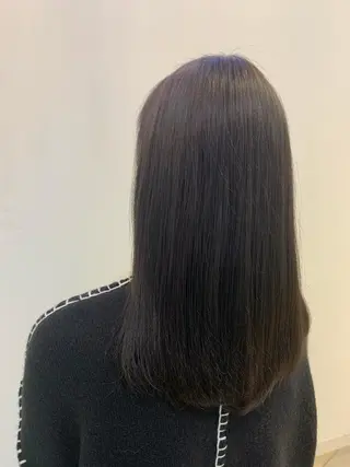 カラー ブリーチしない暖色 カラー🥀杉 優菜のヘアスタイル