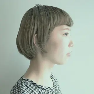 ショート カラー SUN GLOW  サングロウ所属・水素トリートメント／ 髪質改善/ナカノメのヘアスタイル