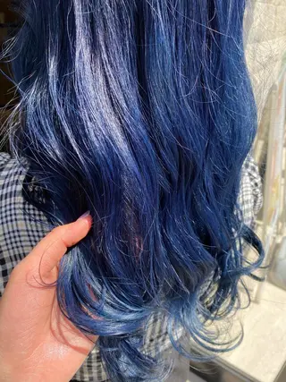 セミロング カラー ヘアアレンジ アンククロス渋谷【ANKH CROSS】所属・韓国ヘア┊︎レイヤー ┊︎haruka🌙のヘアスタイル