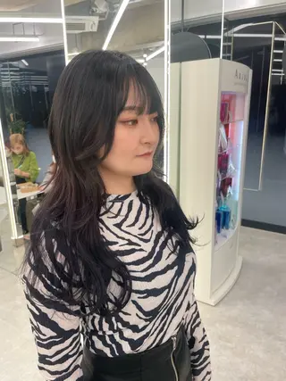 ロング カラー ヘアアレンジ 【Sweep】おじま のぞみのヘアスタイル