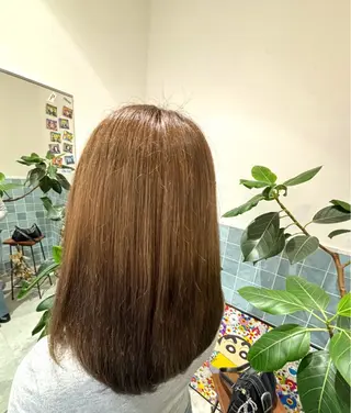 カラー 🍎ピンク、レッド系 暖色カラー🍎あやかのヘアスタイル