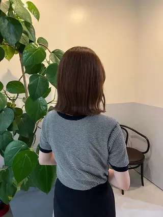 ミディアム 神谷 夏帆のヘアスタイル