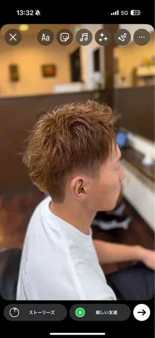 ショート カラー 鈴木 晴紀のヘアスタイル